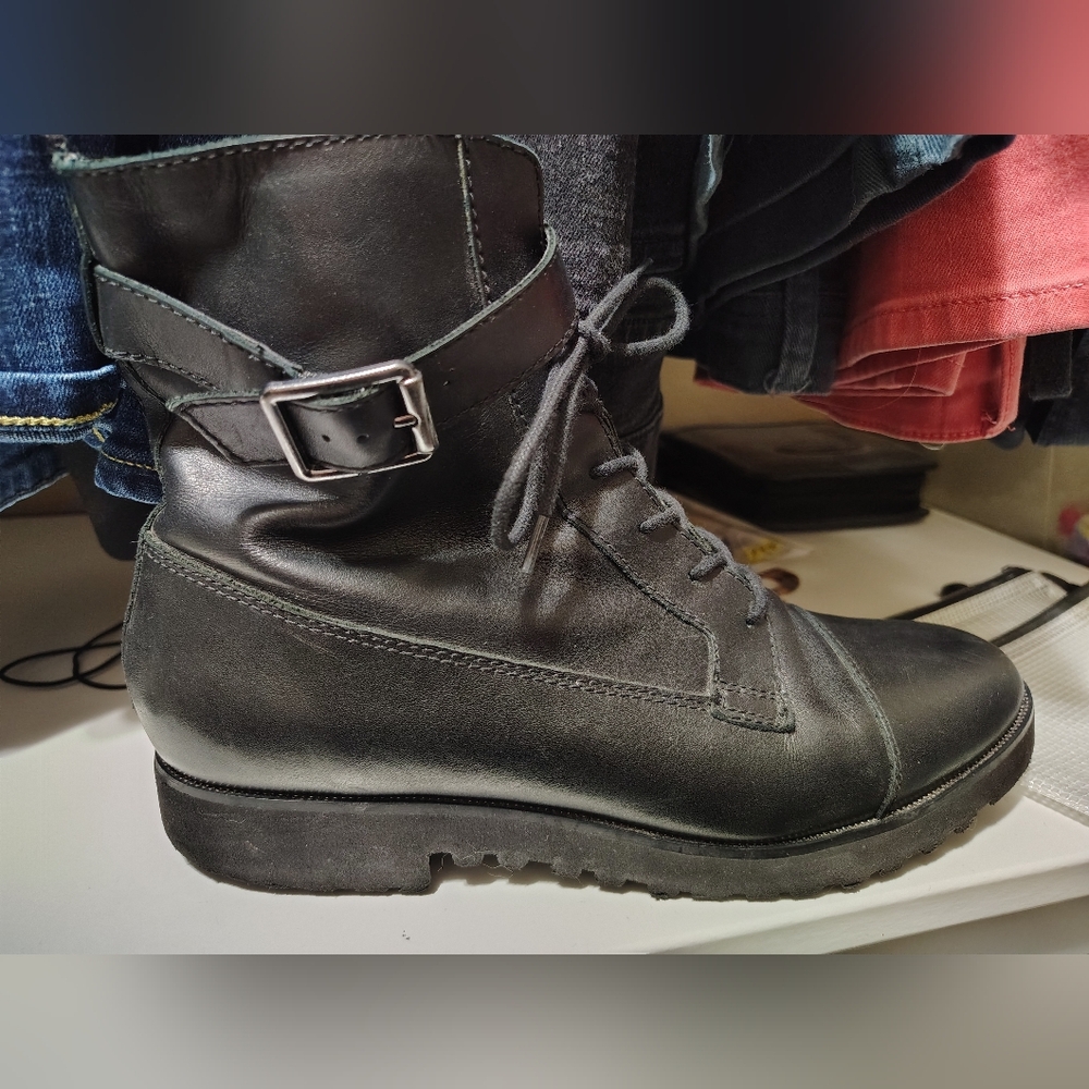 Franco Sarto Carlson Combat Boots - Picture 11 of 12